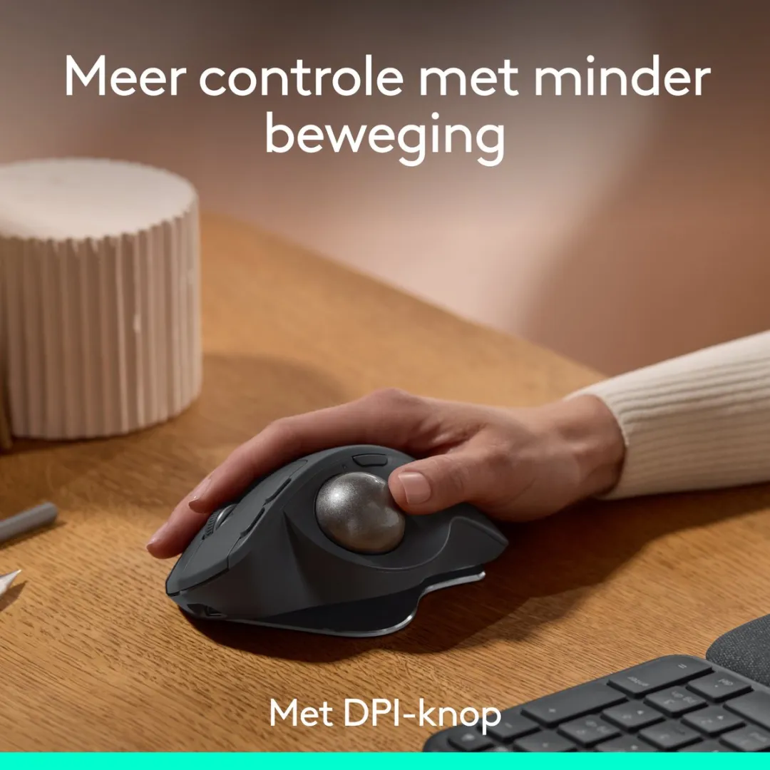 Logitech MX Ergo S Draadloze Muis - Graphite