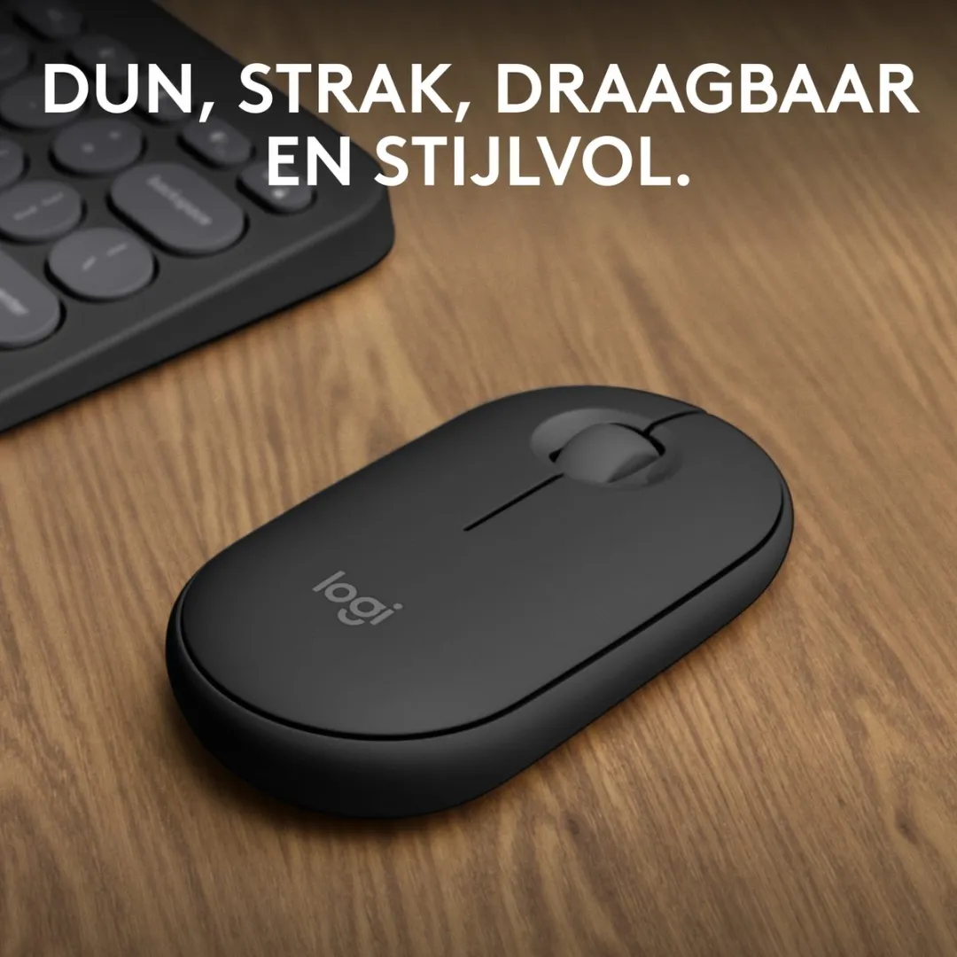Logitech Pebble 2 M350s Draadloze Muis 4000dpi - Grijs
