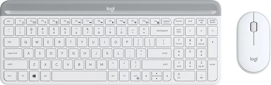Logitech MK470 Qwertz Toetsenbord - Wit
