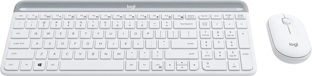 Logitech MK470 Qwertz Toetsenbord - Wit