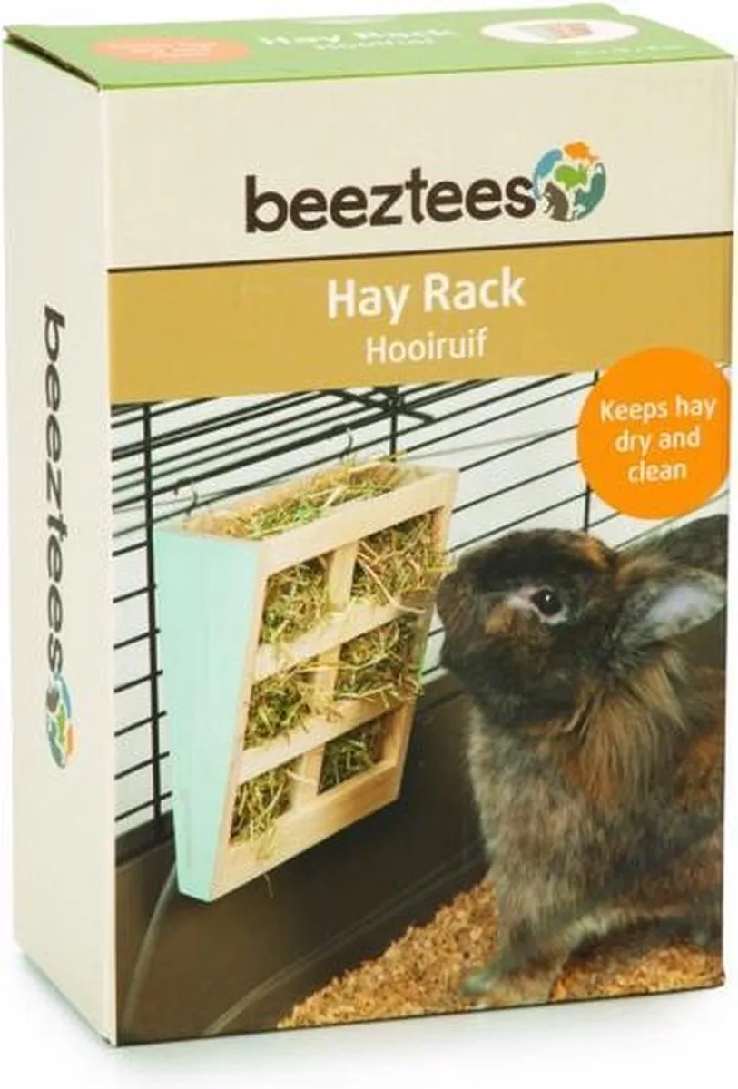Beeztees Rima Hooiruif - Hout Mint