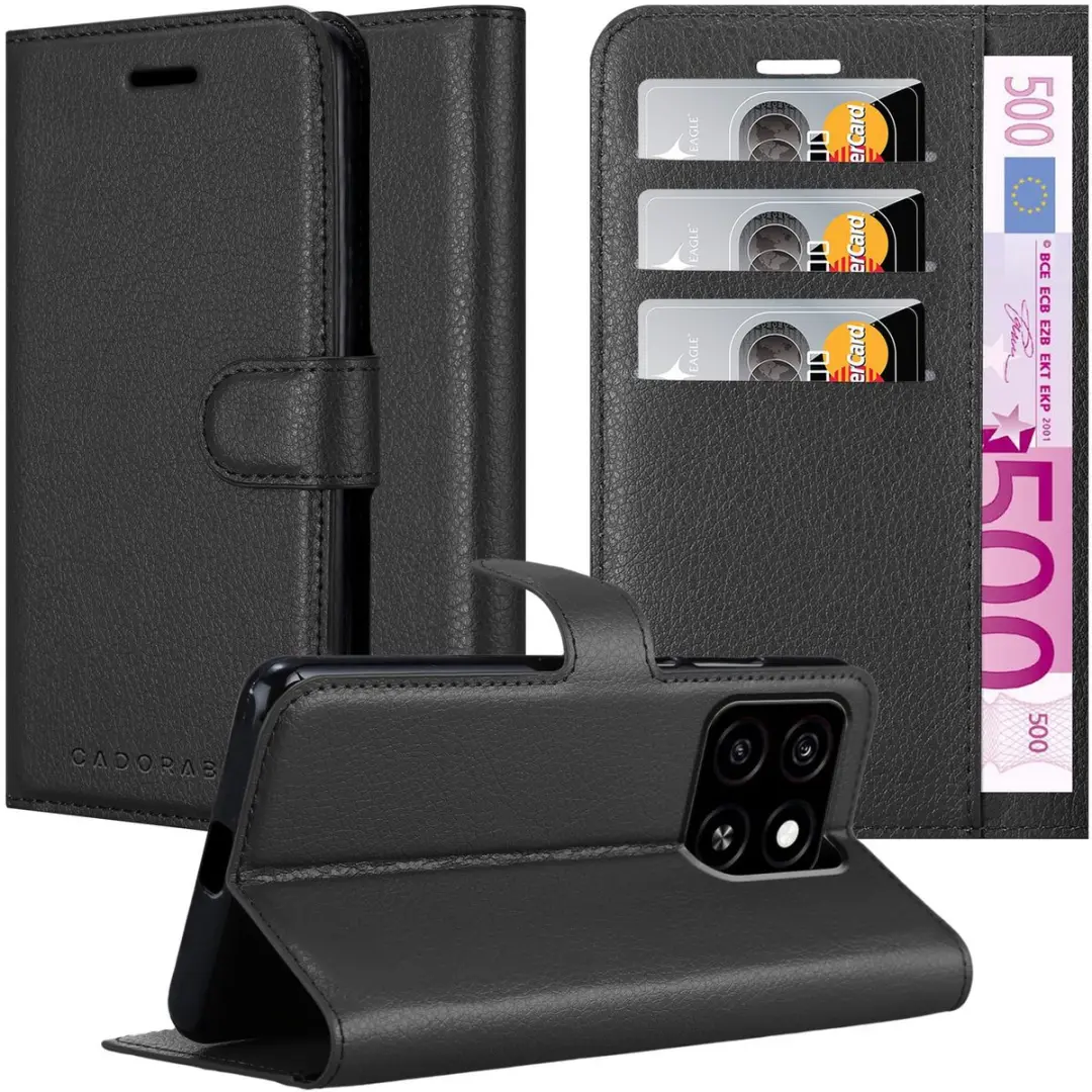 Cadorabo Hoesje geschikt voor ZTE Blade A35 / A55 in PHANTOM ZWART