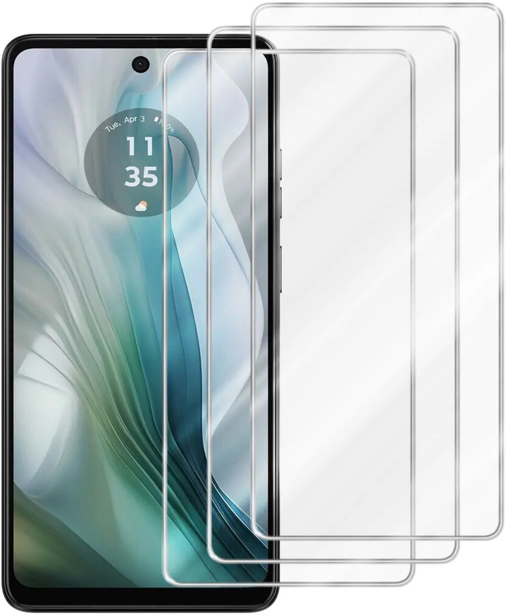 Cadorabo 3x Screenprotector geschikt voor Motorola Moto E14