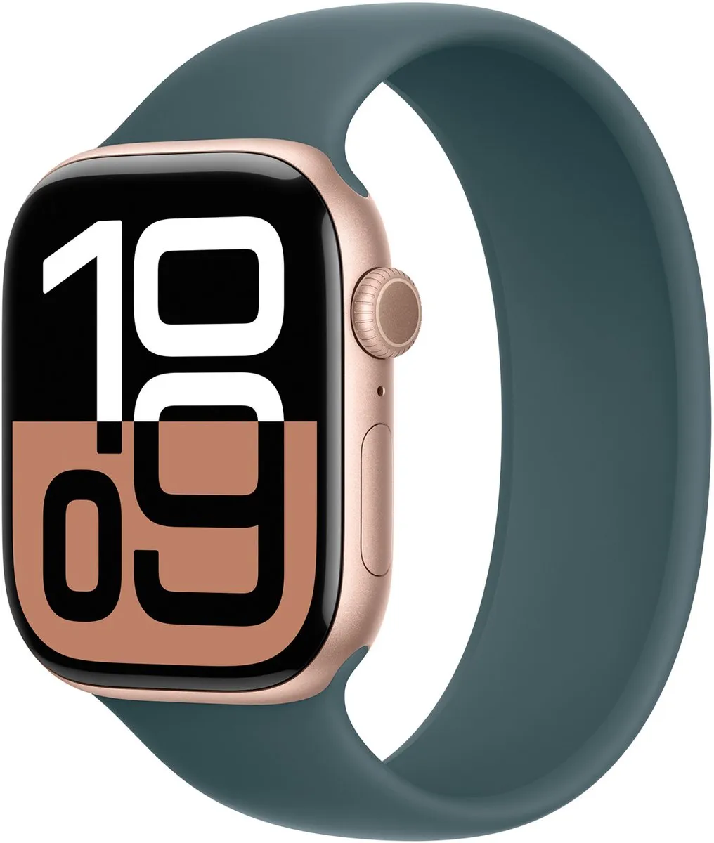 Apple Siliconen Solobandje Lake Green