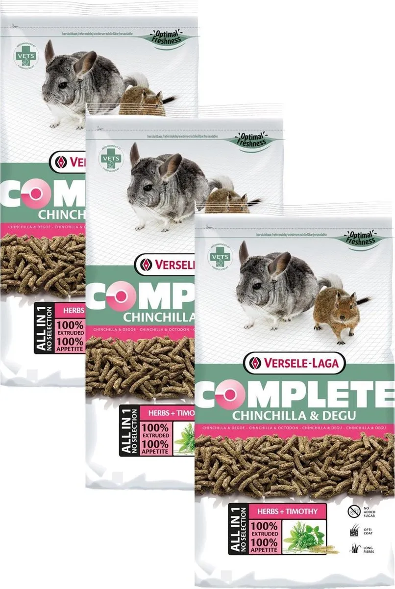 Versele-Laga Complete Chinchilla & Degu Voer
