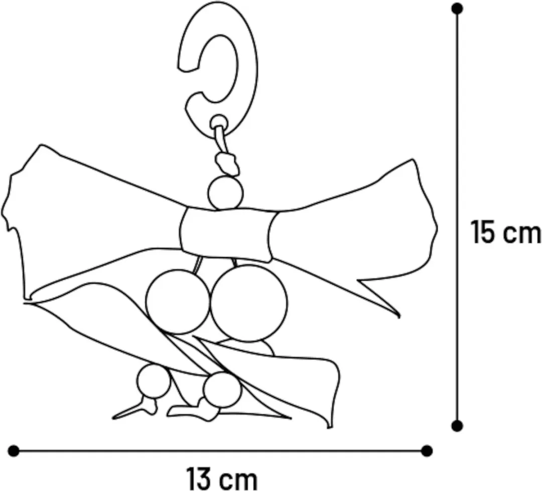 Flamingo Urtu Ks Utru 15cm Speelgoed Knaagdier - Meerkleurig - afbeelding 2 van 3