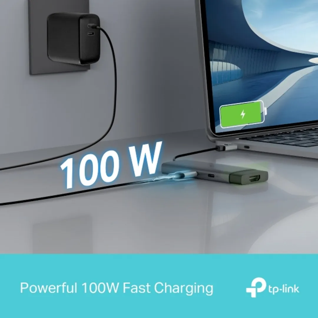 TP-Link UH5020C USB-C Hub - Grijs - afbeelding 6 van 6