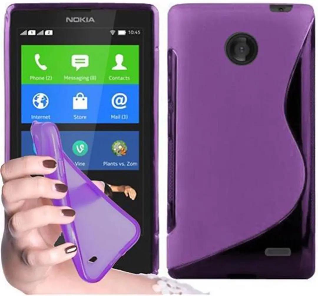 Cadorabo Hoesje geschikt voor Nokia X in LILA VIOLET