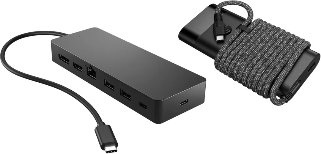 HP 9H0H9AA#ABB USB-C Hub & Lader - Zwart