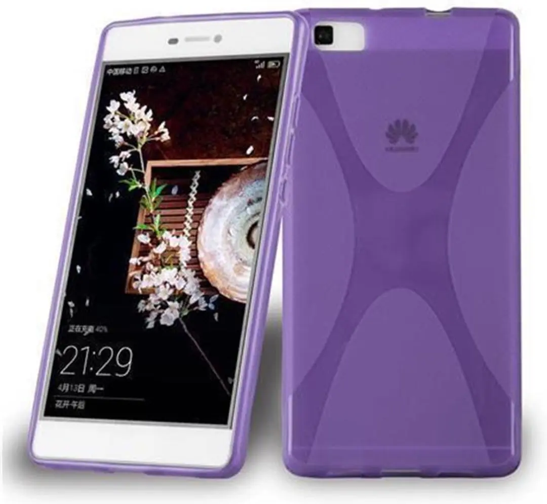 Cadorabo Hoesje geschikt voor Huawei P8 LITE 2015 in LILA VIOLET