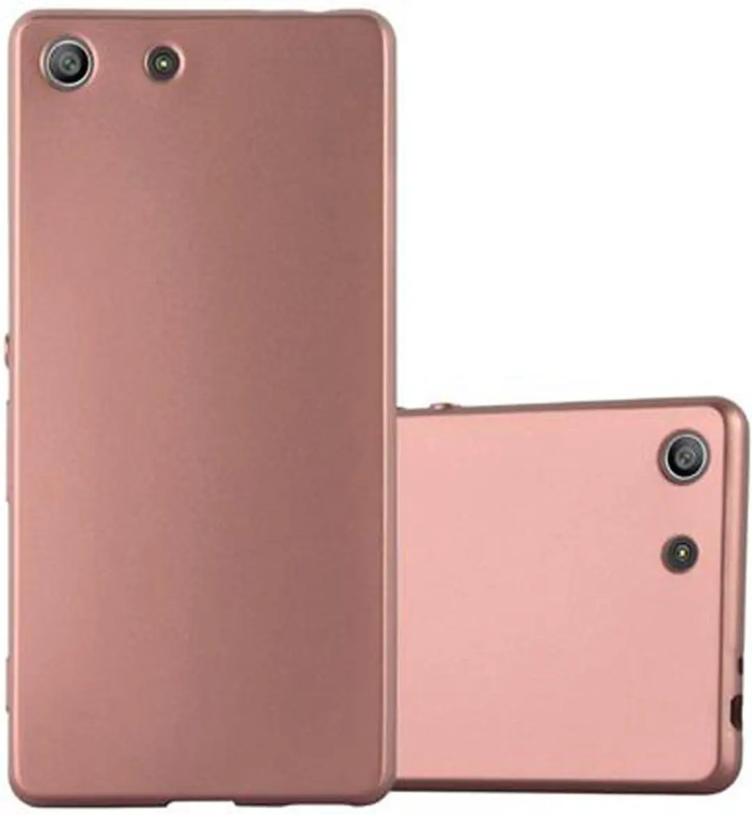 Cadorabo Hoesje geschikt voor Sony Xperia M5 in METALLIC GOUD