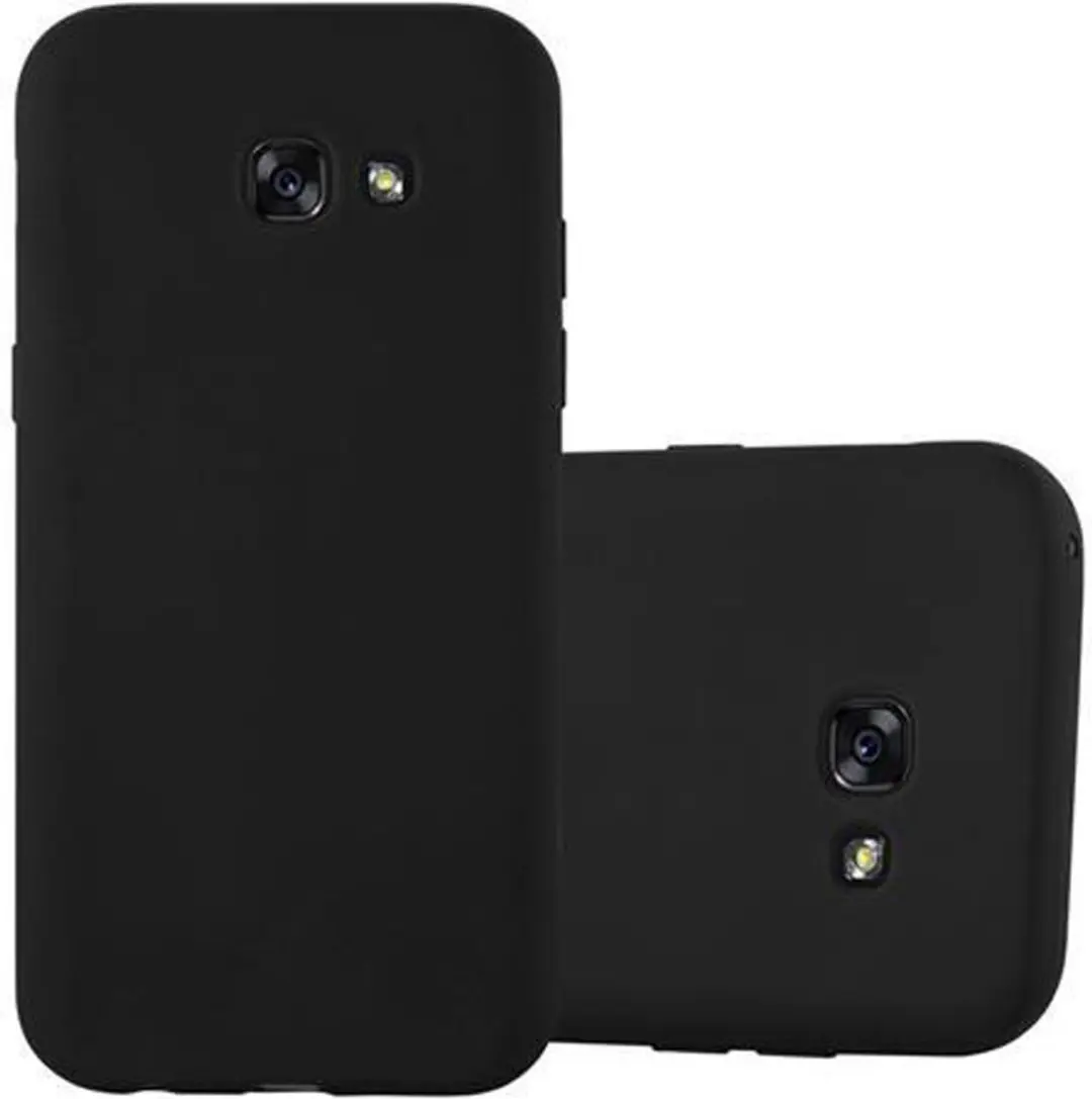 Cadorabo Hoesje geschikt voor Samsung Galaxy A5 2017 in CANDY ZWART