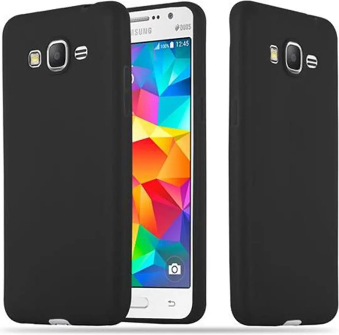 Cadorabo Hoesje geschikt voor Samsung Galaxy GRAND PRIME in CANDY ZWART