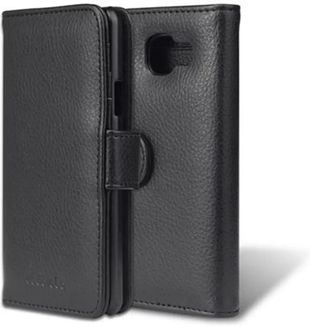 Cadorabo Hoesje geschikt voor Samsung Galaxy A3 2016 in ZWARTE OXIDE