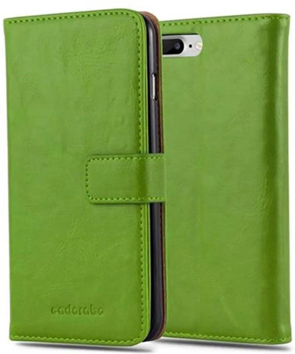 Cadorabo Hoesje geschikt voor Apple iPhone 7 PLUS / 7S PLUS / 8 PLUS in GRAS GRO