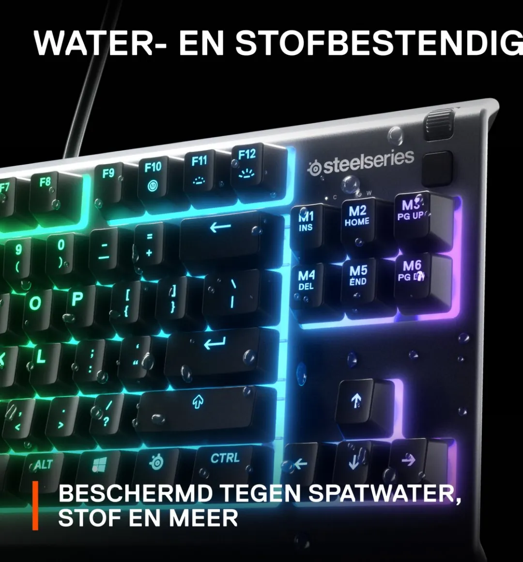 SteelSeries Apex 3 TKL 64831 Gaming Toetsenbord - US Layout - Zwart