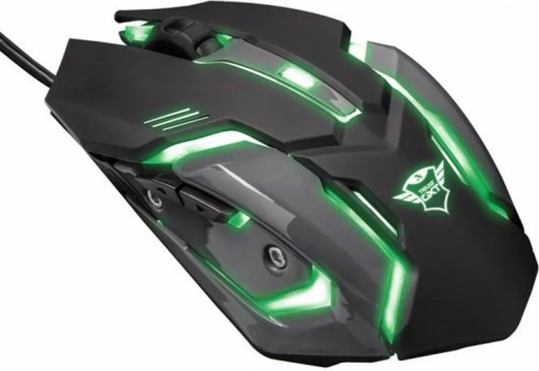 Trust GXT 845 Tural Toetsenbord & Muis - Spaans QWERTY - Zwart