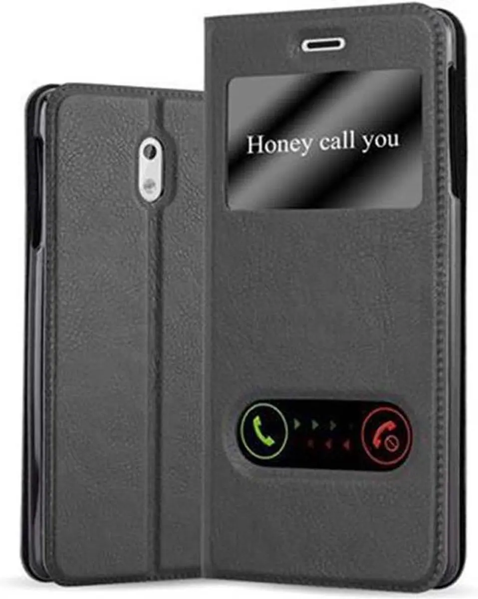 Cadorabo Hoesje geschikt voor Nokia 3 2017 in KOMEET ZWART