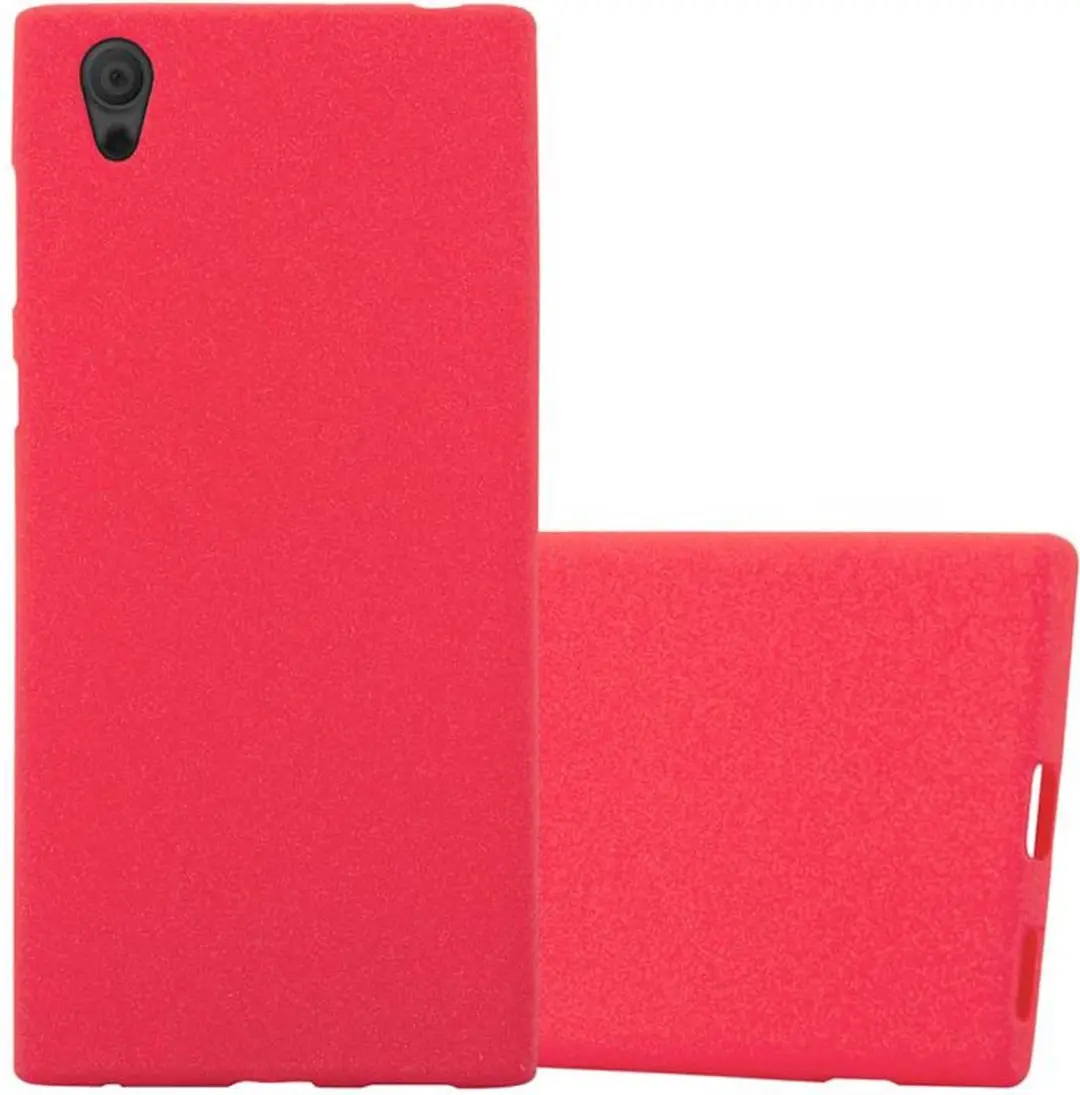 Cadorabo Hoesje geschikt voor Sony Xperia L1 in FROST ROOD
