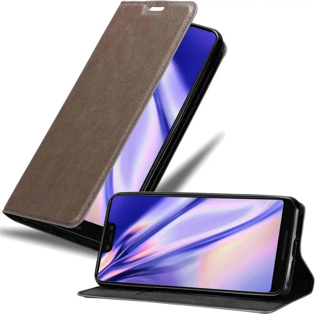 Cadorabo Hoesje geschikt voor Google PIXEL 3 XL in KOFFIE BRUIN