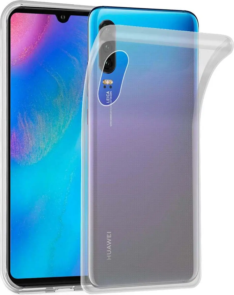 Cadorabo Hoesje geschikt voor Huawei P30 in VOLLEDIG TRANSPARANT