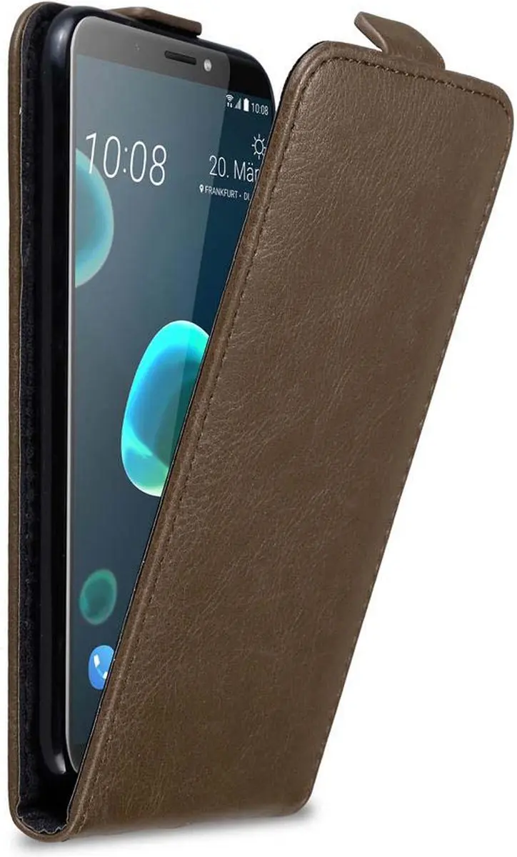 Cadorabo Hoesje geschikt voor HTC Desire 12 PLUS in KOFFIE BRUIN