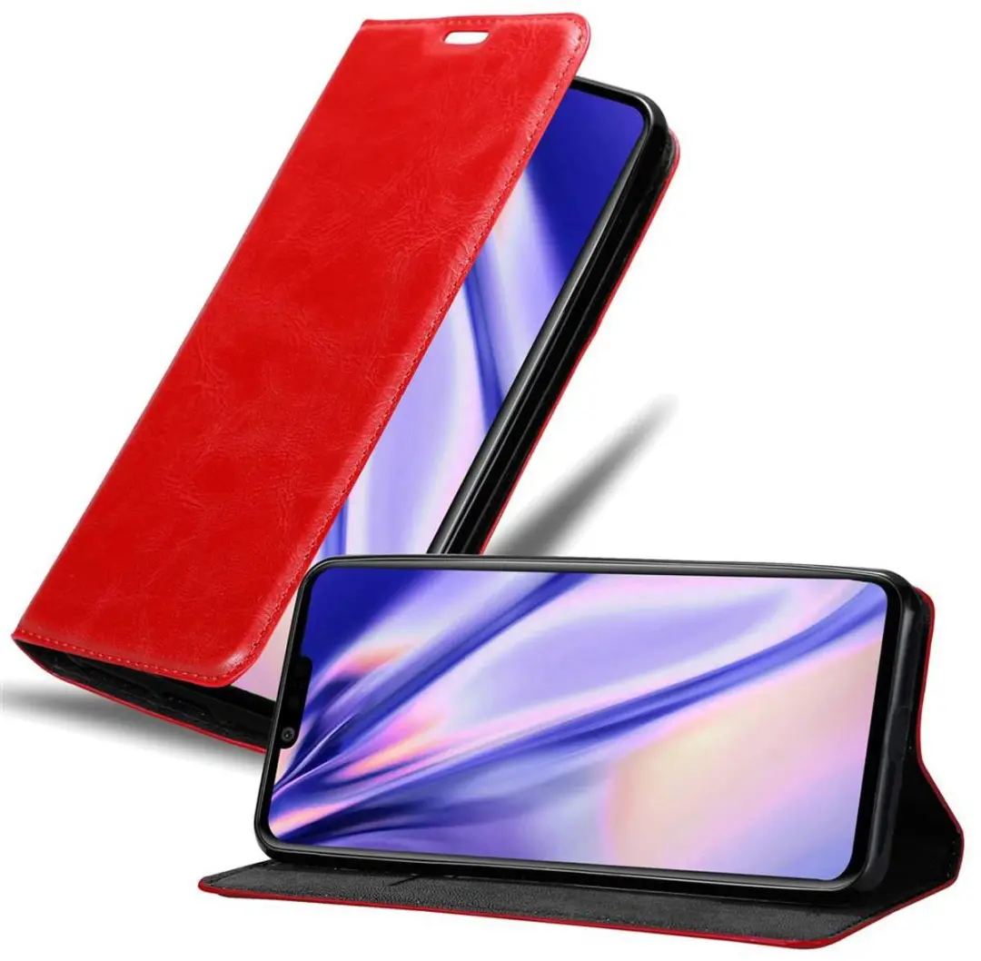 Cadorabo Hoesje geschikt voor LG G8S in APPEL ROOD
