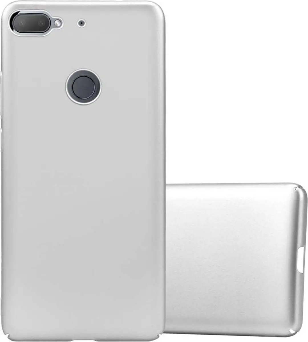 Cadorabo Hoesje geschikt voor HTC Desire 12 PLUS in METAAL ZILVER