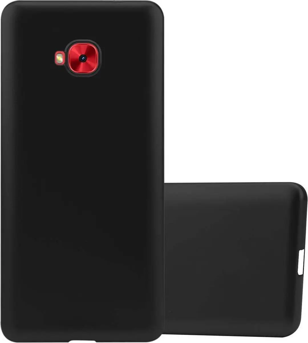 Cadorabo Hoesje geschikt voor Asus ZenFone 4 Selfie PRO in METALLIC ZWART