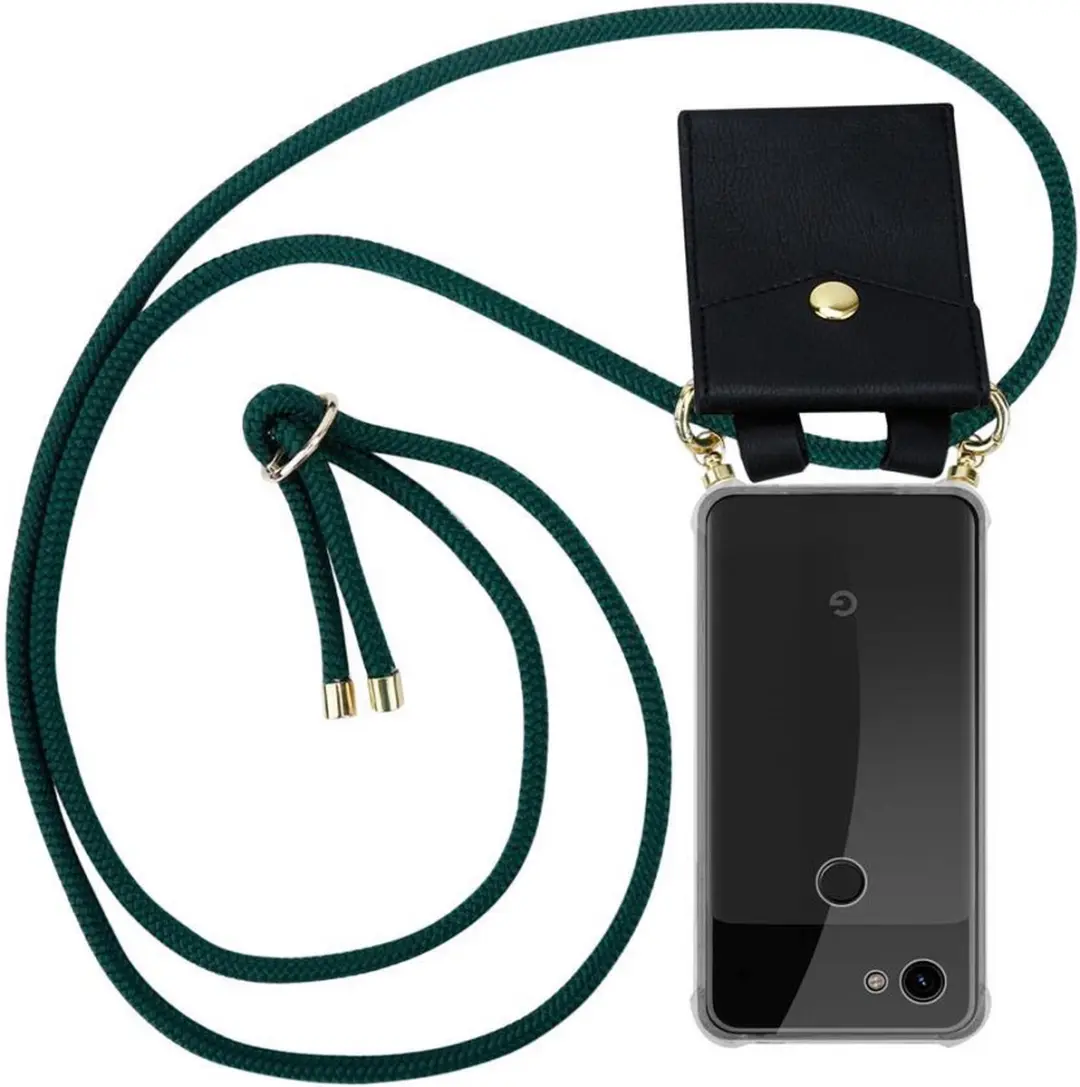 Cadorabo Hoesje geschikt voor Google PIXEL 3A in LEGER GROEN