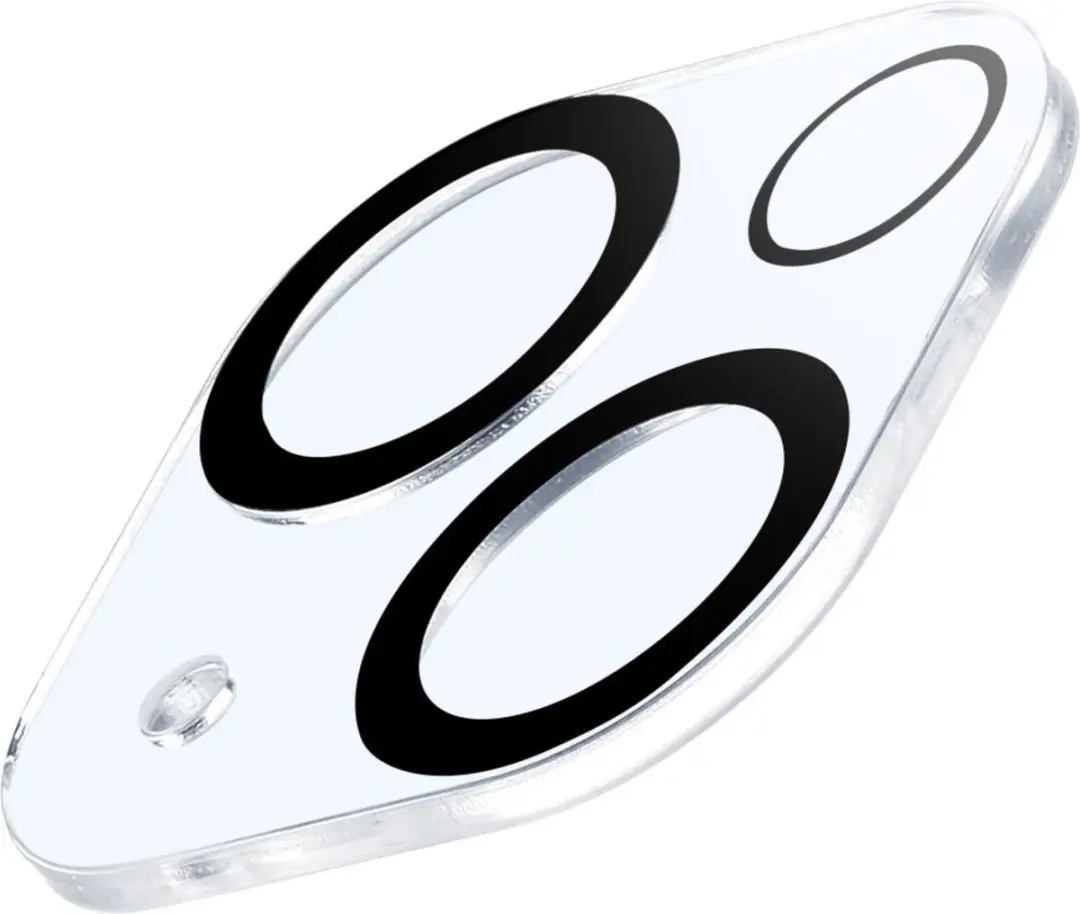Cellularline Cameralensbeschermer iPhone 14 / 14 Plus - Transparant - afbeelding 2 van 3