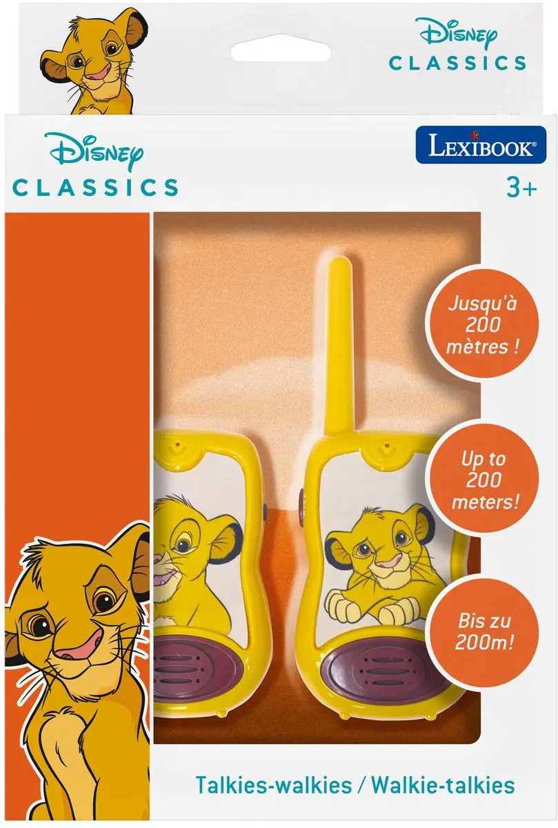 Lexibook Lion King Walkietalkie TW12AN - Geel - afbeelding 6 van 6