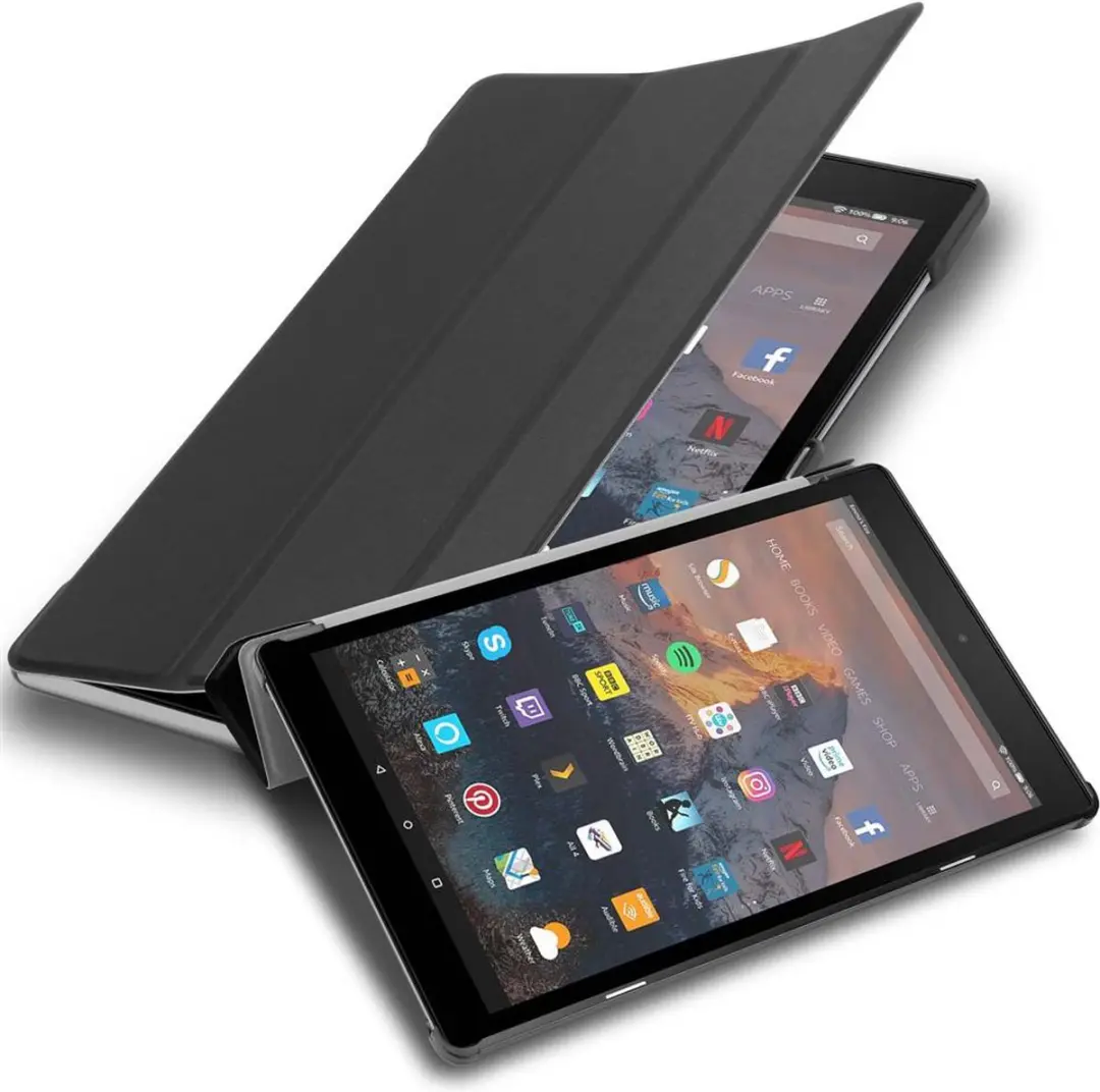 Cadorabo Tablet Hoesje geschikt voor Kindle FIRE HD 10 2017 (7. Gen.) in SATIJN