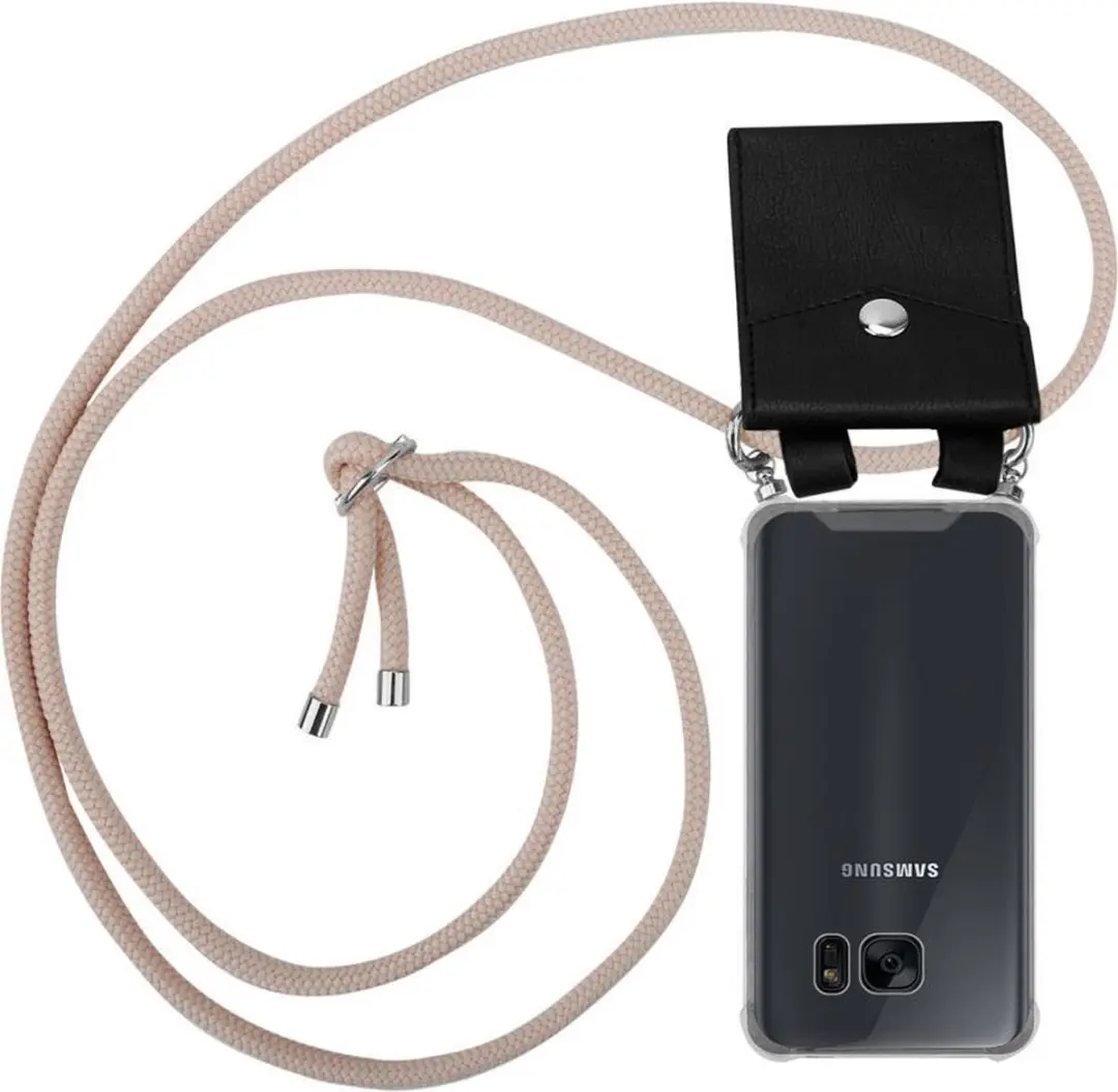 Cadorabo Hoesje geschikt voor Samsung Galaxy S7 in PEARLY ROSE GOUD