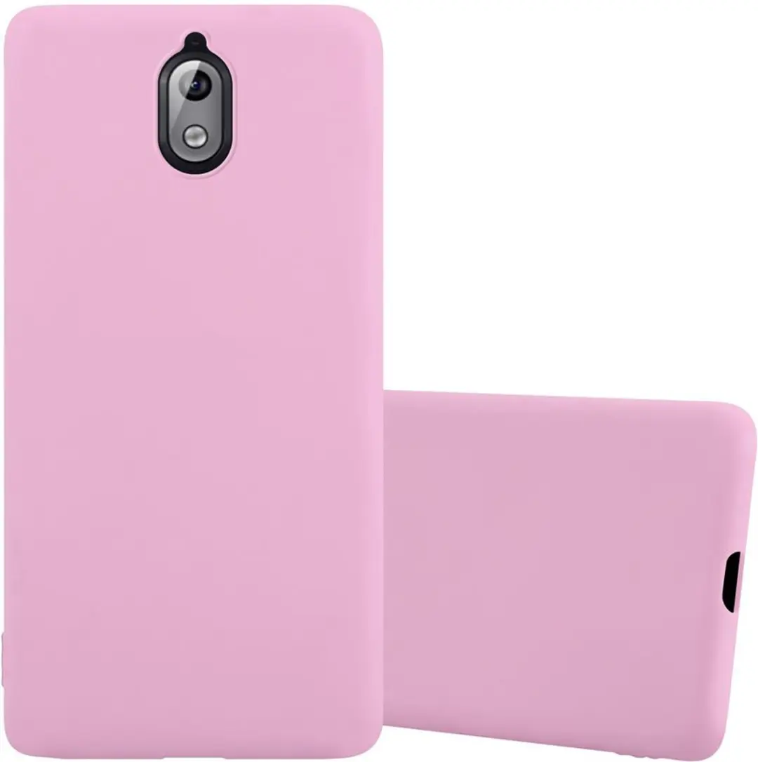 Cadorabo Hoesje geschikt voor Nokia 3.1 in CANDY ROZE