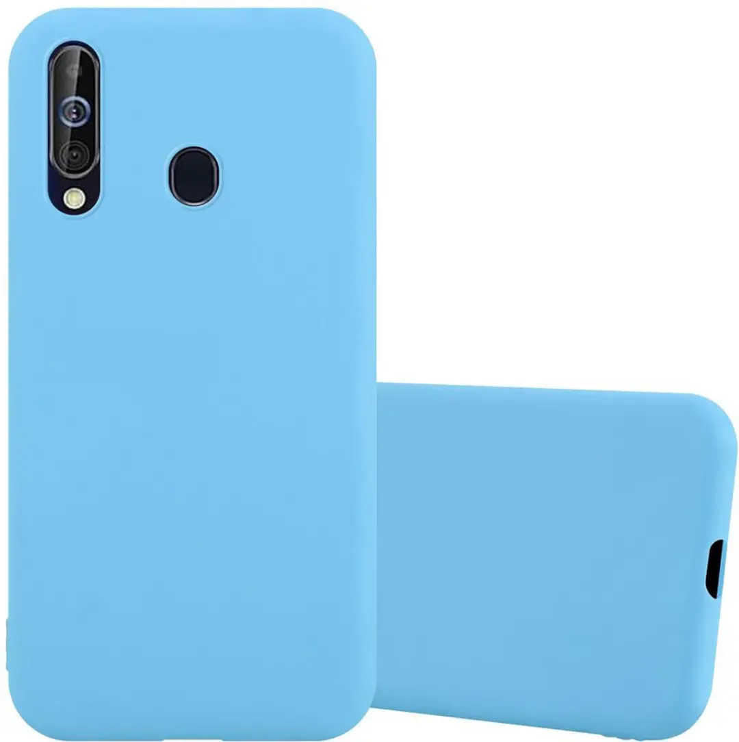 Cadorabo Hoesje geschikt voor Samsung Galaxy A60 / M40 in CANDY BLAUW