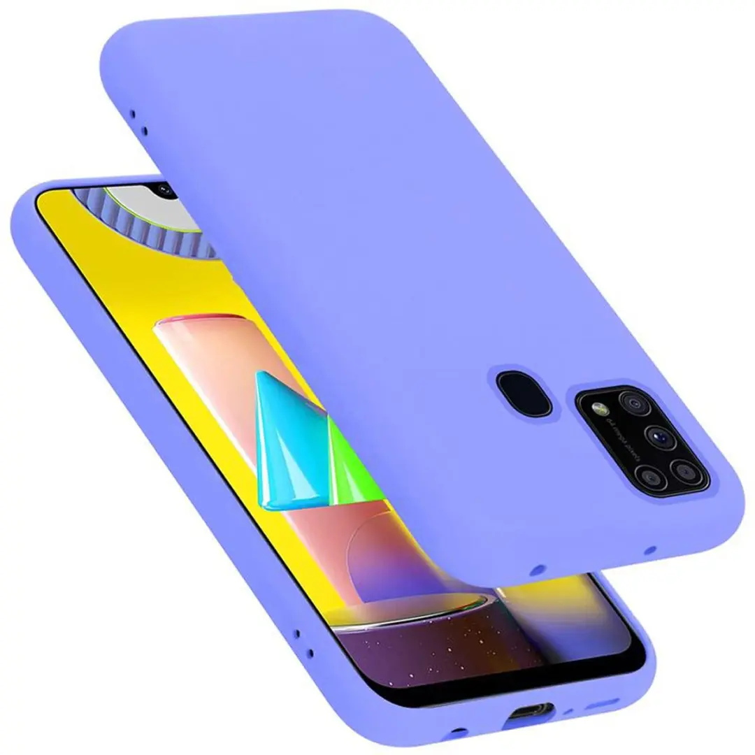 Cadorabo Hoesje geschikt voor Samsung Galaxy M31 in LIQUID LICHT PAARS