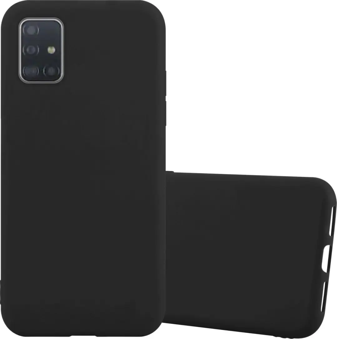 Cadorabo Hoesje geschikt voor Samsung Galaxy A72 4G / 5G in CANDY ZWART