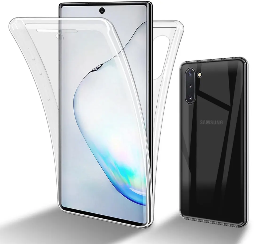 Cadorabo Hoesje geschikt voor Samsung Galaxy NOTE 10 in TRANSPARANT