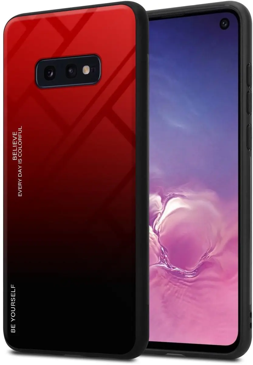 Cadorabo Hoesje geschikt voor Samsung Galaxy S10e in ROOD
