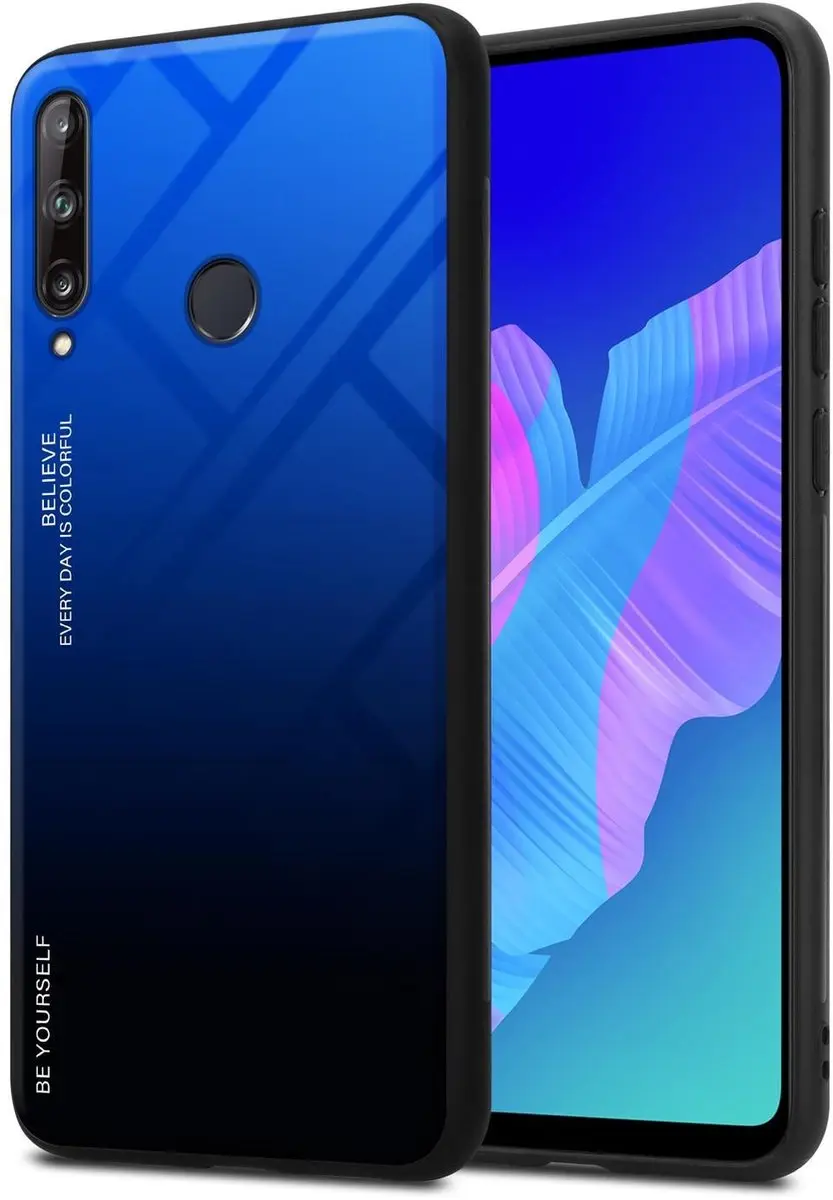 Cadorabo Hoesje geschikt voor Huawei P40 LITE E in BLAUW