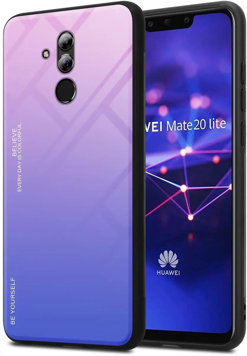 Cadorabo Hoesje geschikt voor Huawei MATE 20 LITE in ROZE