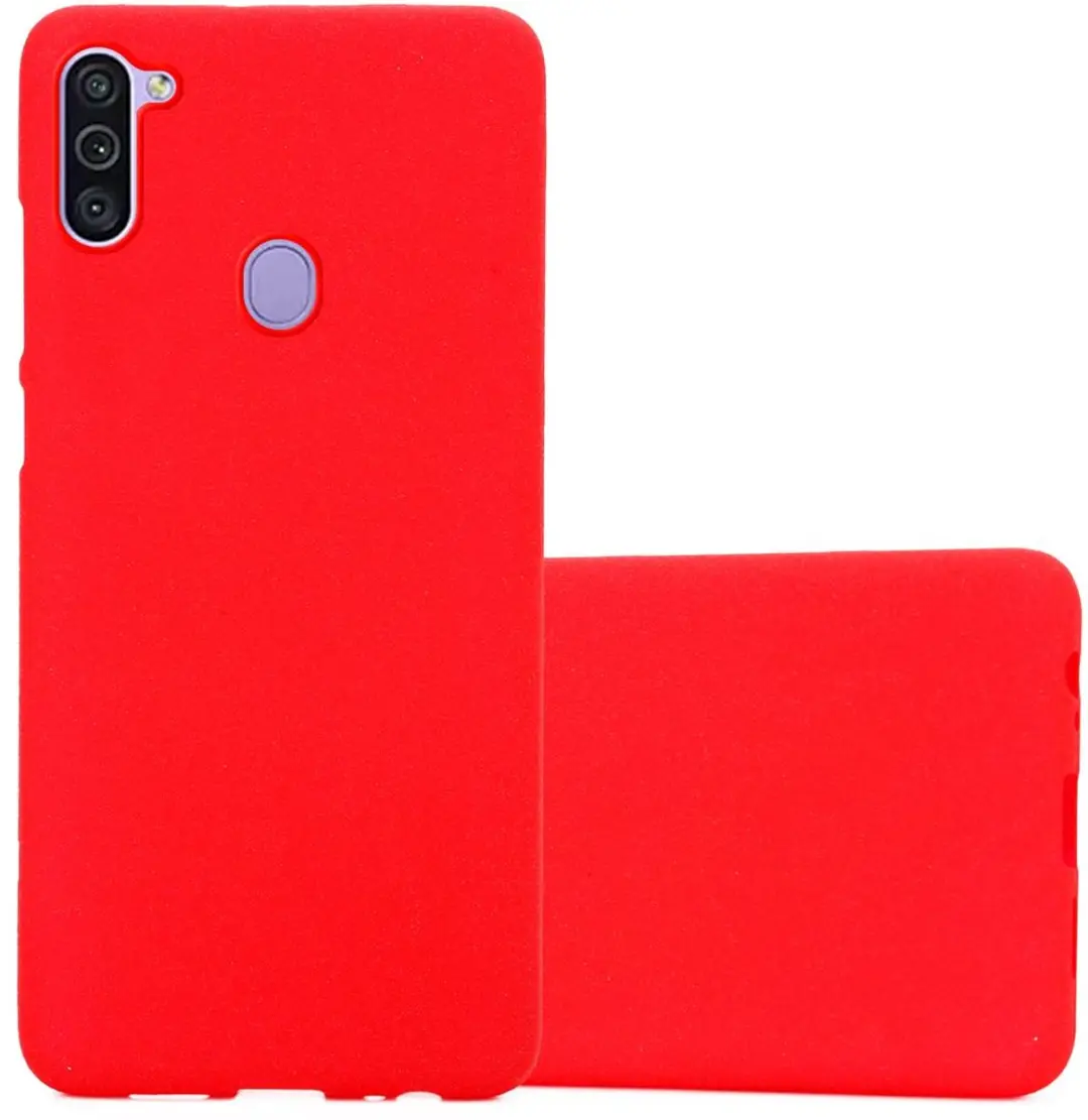 Cadorabo Hoesje geschikt voor Samsung Galaxy A11 / M11 in FROST ROOD
