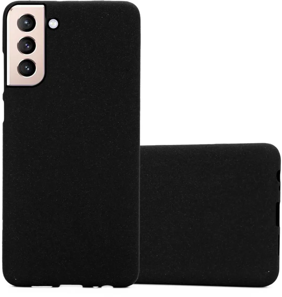 Cadorabo Hoesje geschikt voor Samsung Galaxy S21 PLUS in FROST ZWART