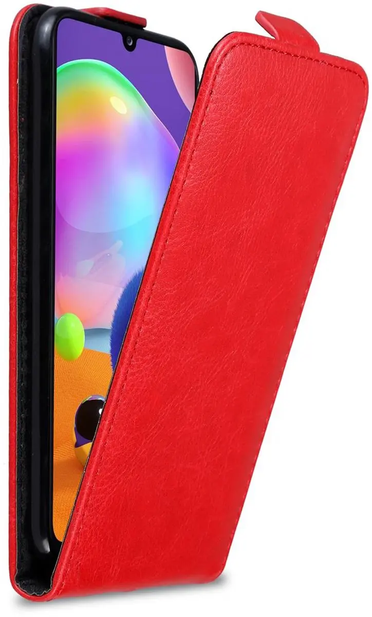 Cadorabo Hoesje geschikt voor Samsung Galaxy A31 in APPEL ROOD