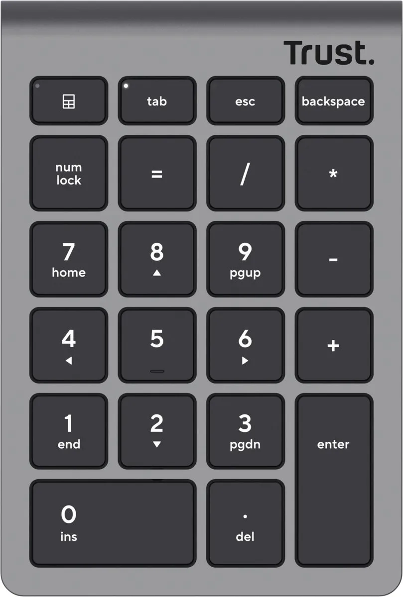 Trust Xalas Draadloos Numeriek Toetsenblok 25709