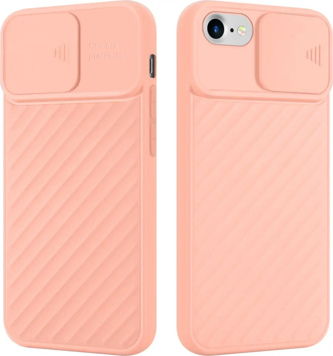 Cadorabo Hoesje geschikt voor Apple iPhone 7 / 7S / 8 / SE 2020 in Mat Roze