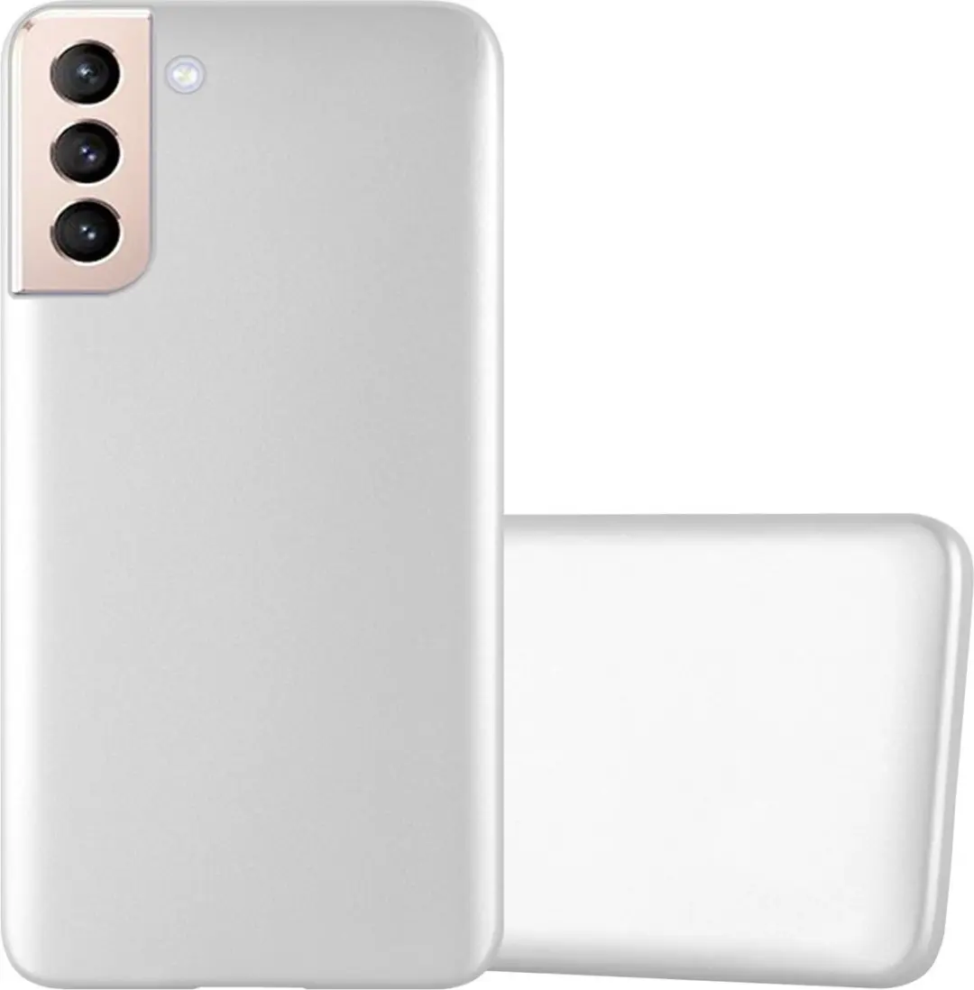 Cadorabo Hoesje geschikt voor Samsung Galaxy S22 PLUS in METALLIC ZILVER