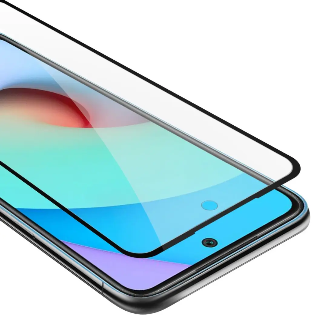 Cadorabo Screenprotector geschikt voor Xiaomi RedMi 10 Volledig scherm pantserfo
