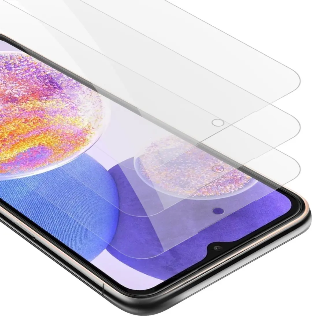 Cadorabo 3x Screenprotector geschikt voor Samsung Galaxy A23 4G